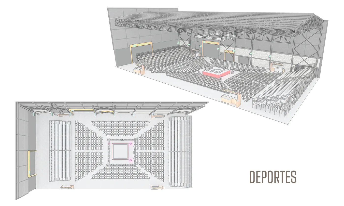Montaje de Evento Deportivo en La Maravilla Studios